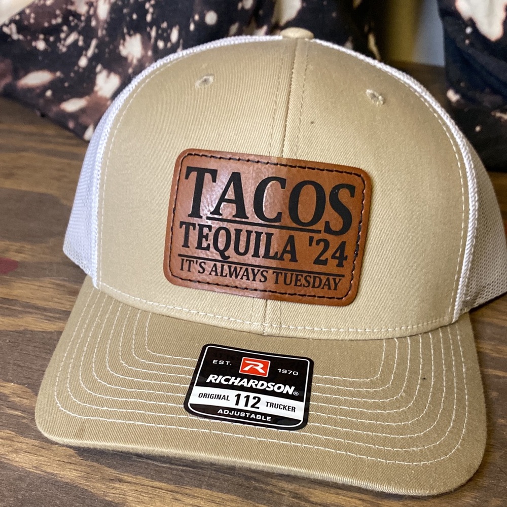 Richardson leather patch hat